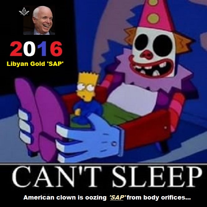 2016 Boko Haran Bart Clown McCain Mason Libya SAP
