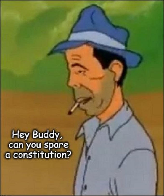 Bogart cropped black border constitution