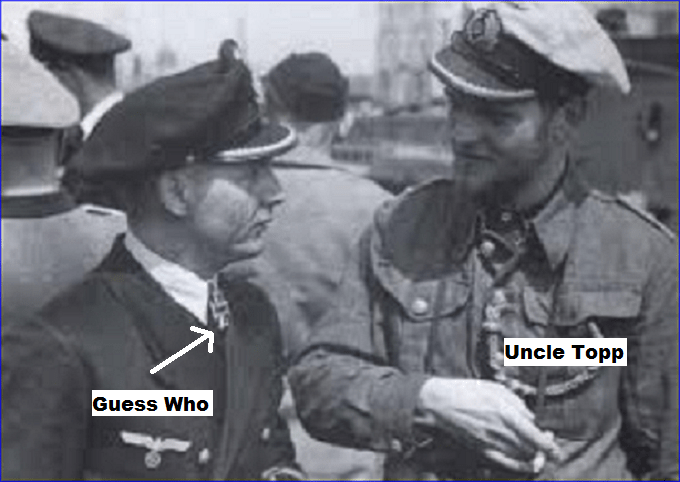 Captain Erich Topp und Putin's pater Guess Who