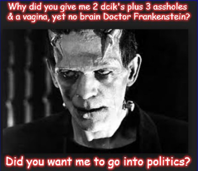 Frank the politician ~ 2 dcik's 3 assholes and a vagina