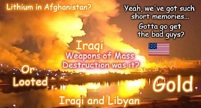 Iraqi Libyan and Afghan loot gold lithium CROPPED