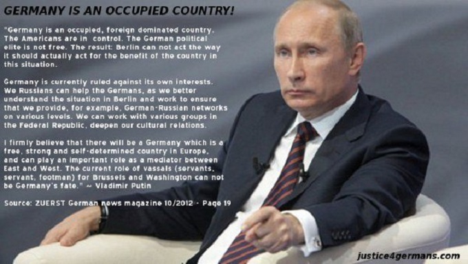 Putin Germany is an occupied country