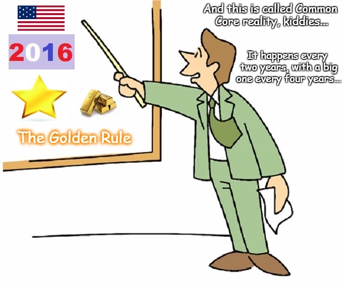 The Golden Rule teacher says