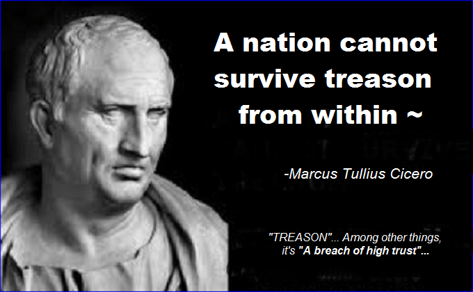 TREASON Cicero breach of high trust