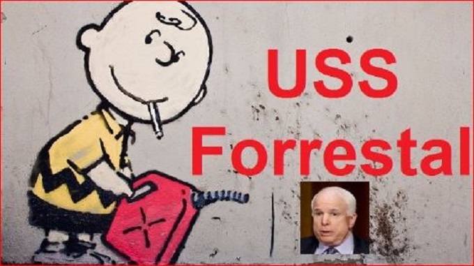 USS Foresstal Charlie Brown McCain