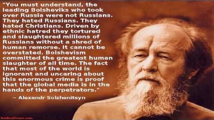 Alexsandr Solzhenitsyn non Russian Jews