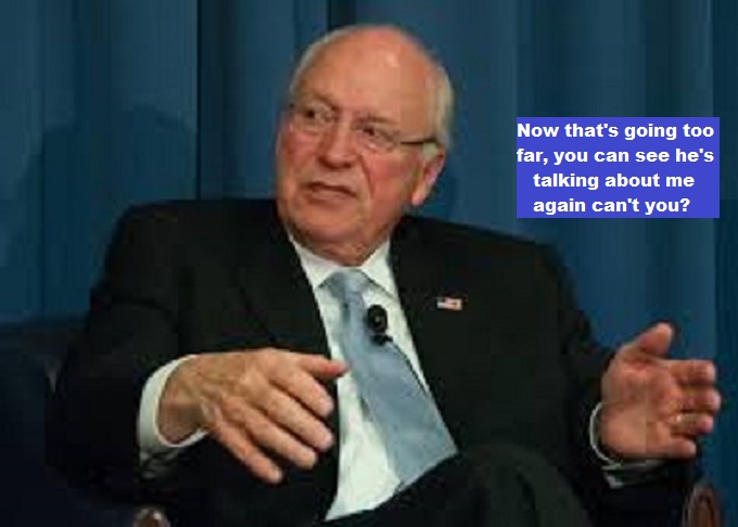 Cheney Slap going too far