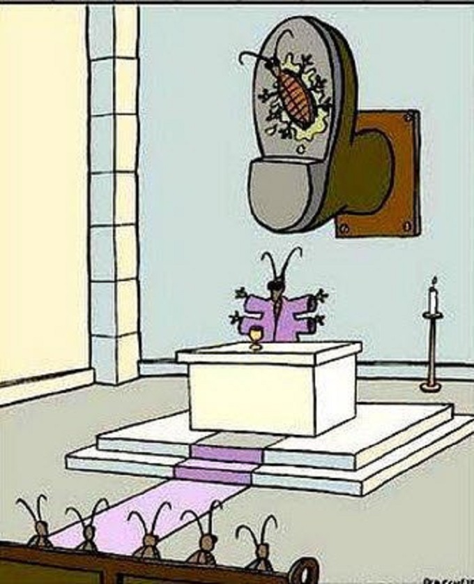 Church of the holy fascist bug boot