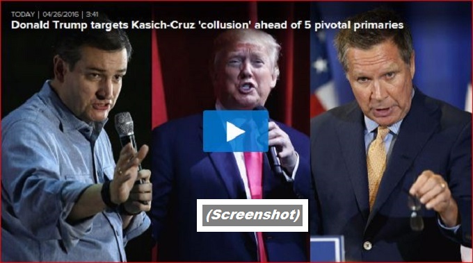 Cruz Trump Kasich fake