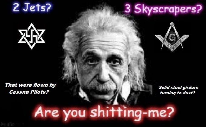 Einstein Mason Jew Cessna steel girders