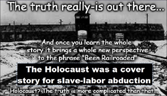 Holocaust railroaded black and white
