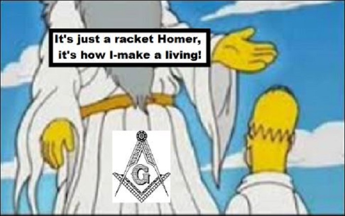 HOMER GOD MASON RACKET