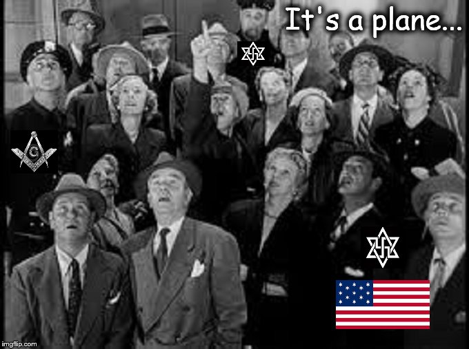 It's a plane American flag Mason Nazi