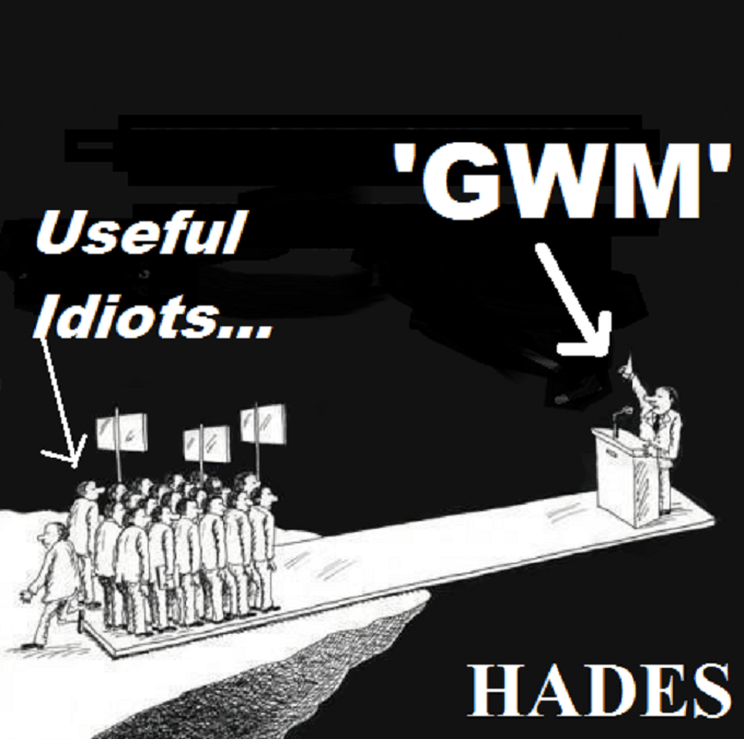 Most people ~ Hades ~ Masons ~ Useful idiots ~