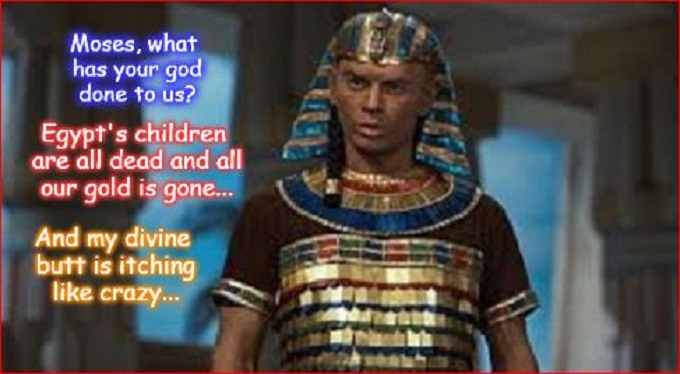 Pharoah children gold itchy butt