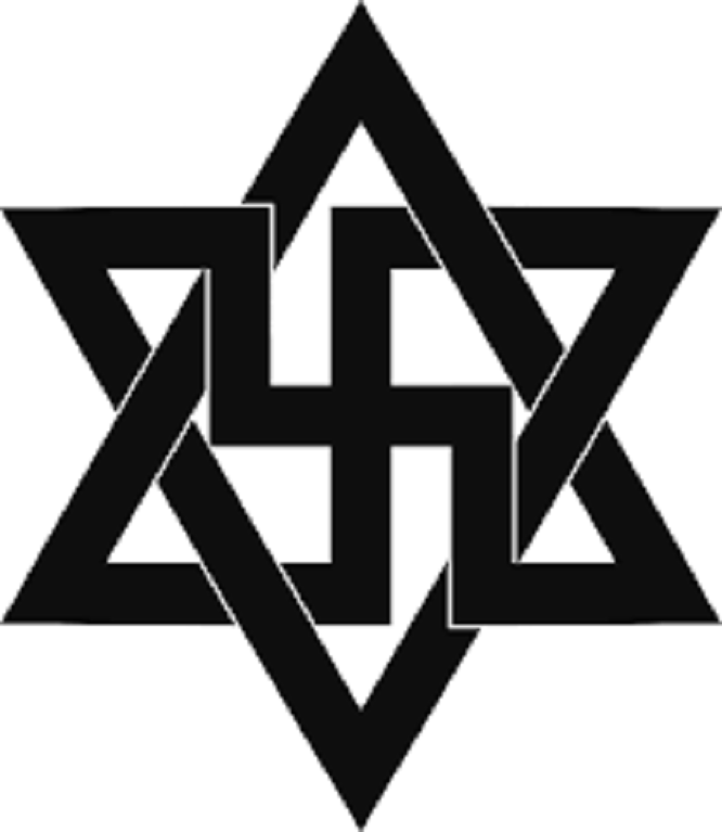 Swastika Star of David ~