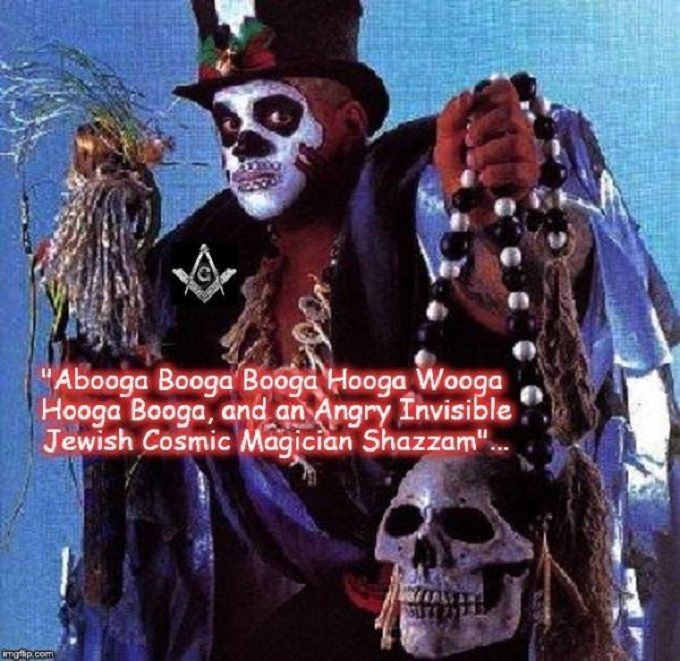 Witchdoctor Jewish cosmic magician Mason