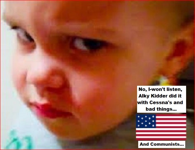 Angry boy America Cessna Alky Kidder