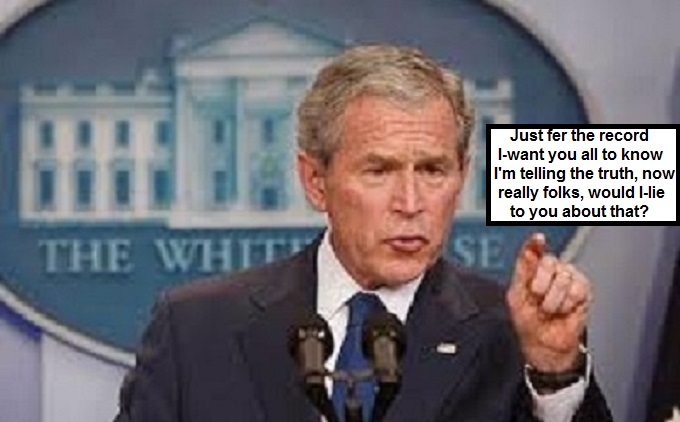 GW Bush just fer the record