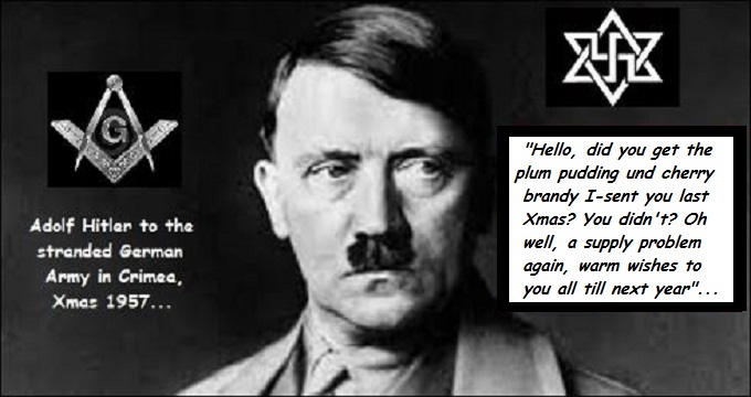 Hitler Xmas wishes MASON SWATIKA ZION