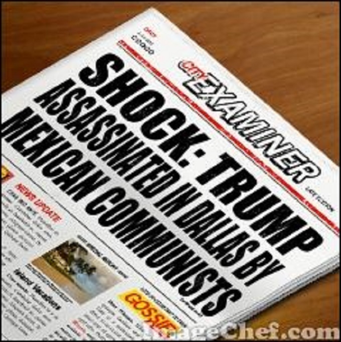 Shock Trump assassinated by Mexicans
