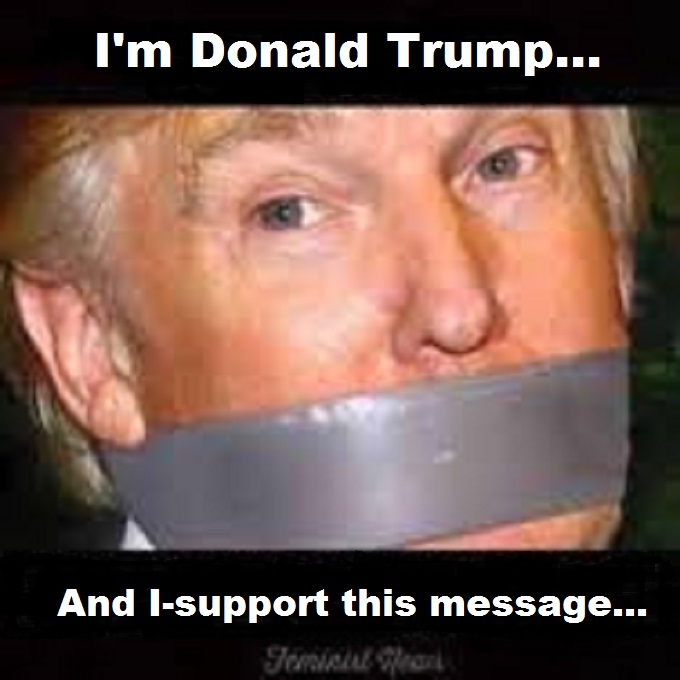 Trump support this message