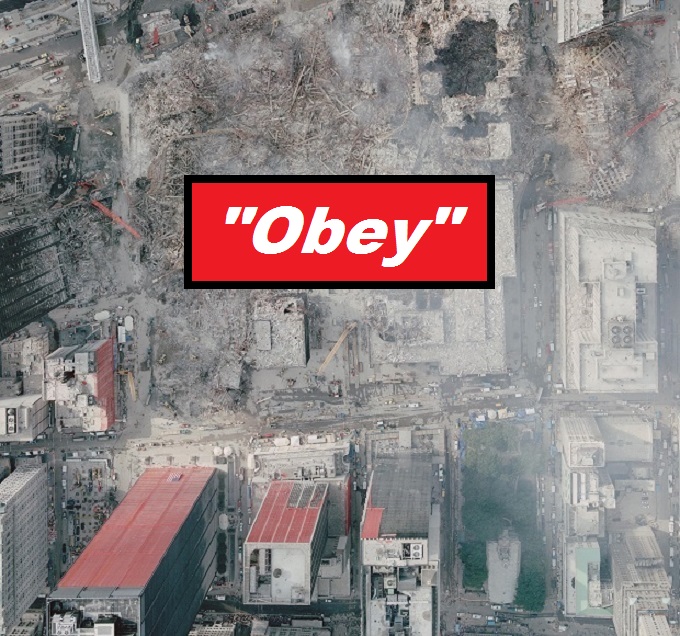 911 attack sky shot ~ OBEY