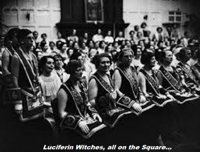 Female Mason with sword Luciferin witches 680