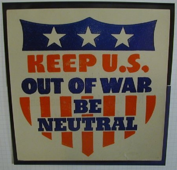 Keep US out of War x Istrael's wars