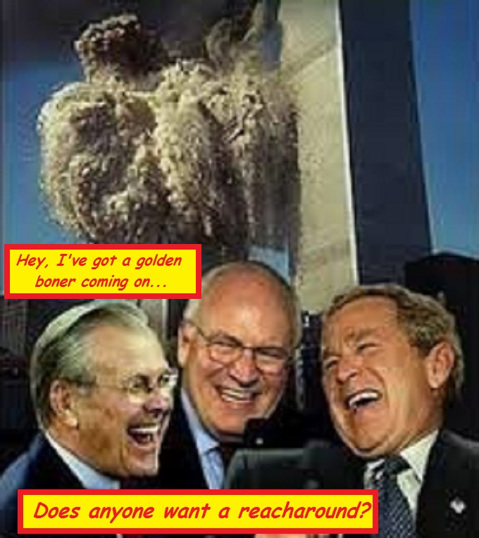 Rumsfeld Golden Boner Twin Towers