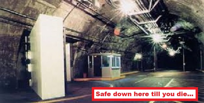 Underground bunker safe till you die