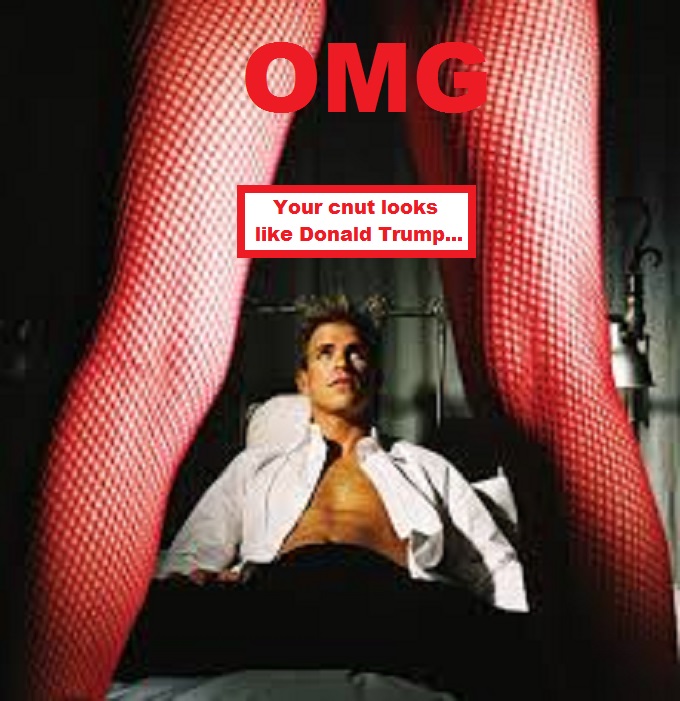 Woman prostitute legs Trump cnut