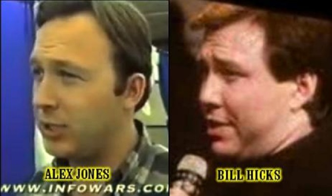 Alex Jones Bill Hicks likeness