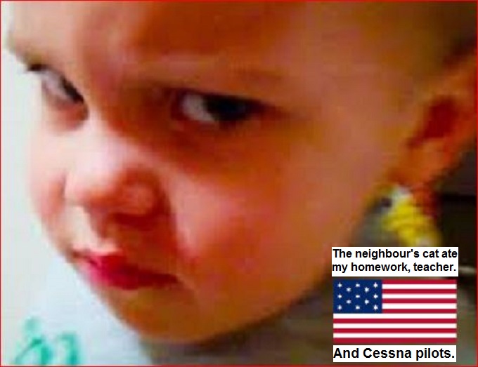 Angry boy America AND CESSNA PILOTS