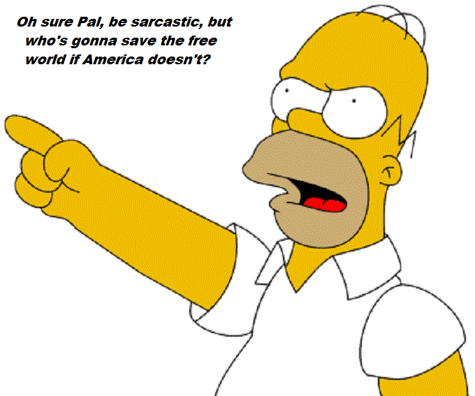 angry-homer FREE WORLD Save America