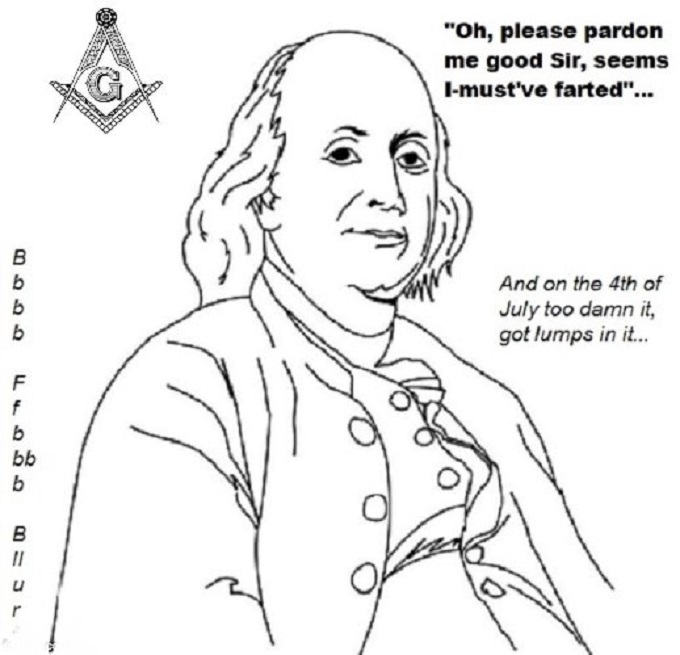 Ben Franklin Mason farted