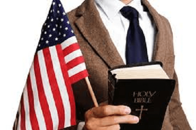 Bible and book, god and country ~
