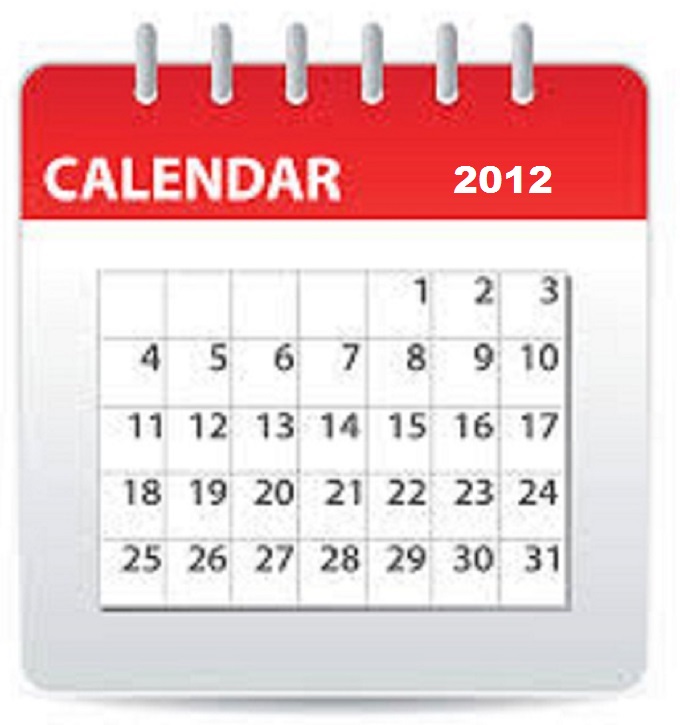 Calendar 2012