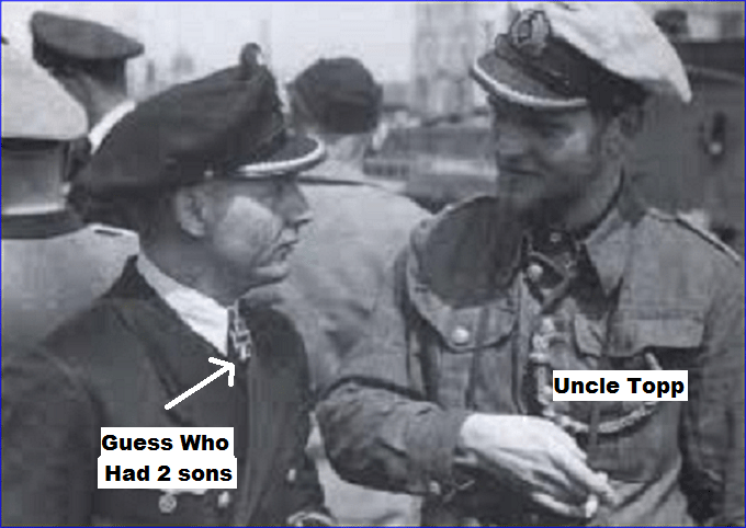 Captain Erich Topp und Putin's pater Guess Who