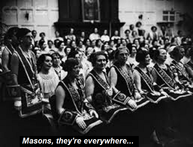 Female Mason they're everywhere