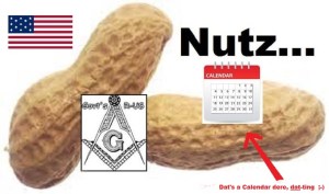 Nuts Nutz American Flag Calendar DAT TING