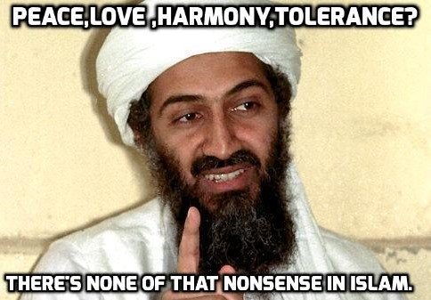 Osama Peace Love Tolerance