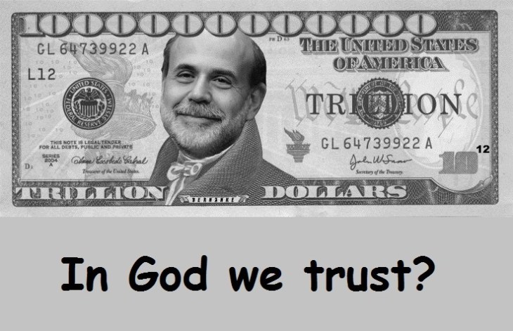 Trillion Dollar Bill ~ In God we trust