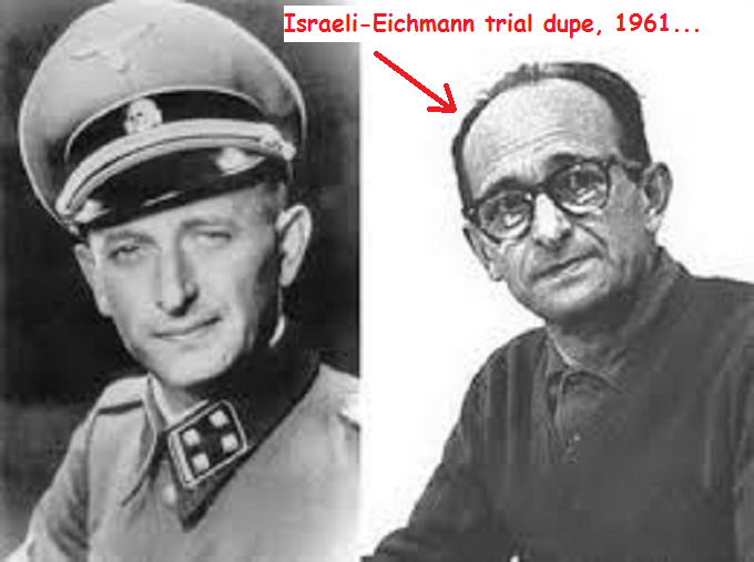 Eichmann Double photo Israeli trial dupe
