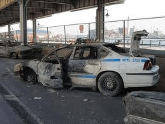 melted-police-car