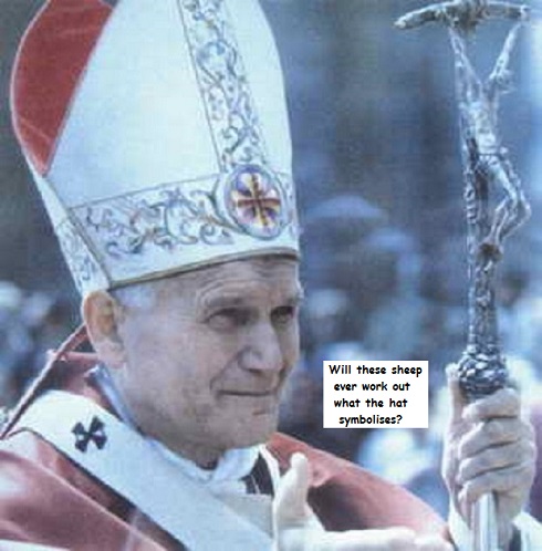 pope-john-2-fish-head-hat-the-sheep-work-out