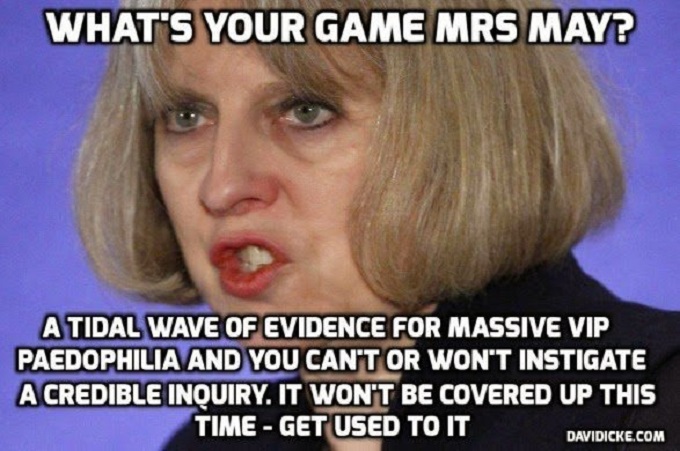 Theresa May pedophile