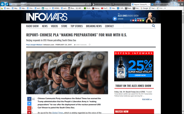 report-chinese-troops-war