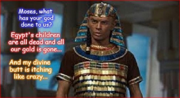 Pharoah children gold itchy butt
