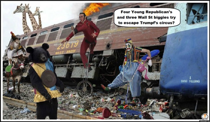 Debt train crash Four Young Republican's three Wall St biggies